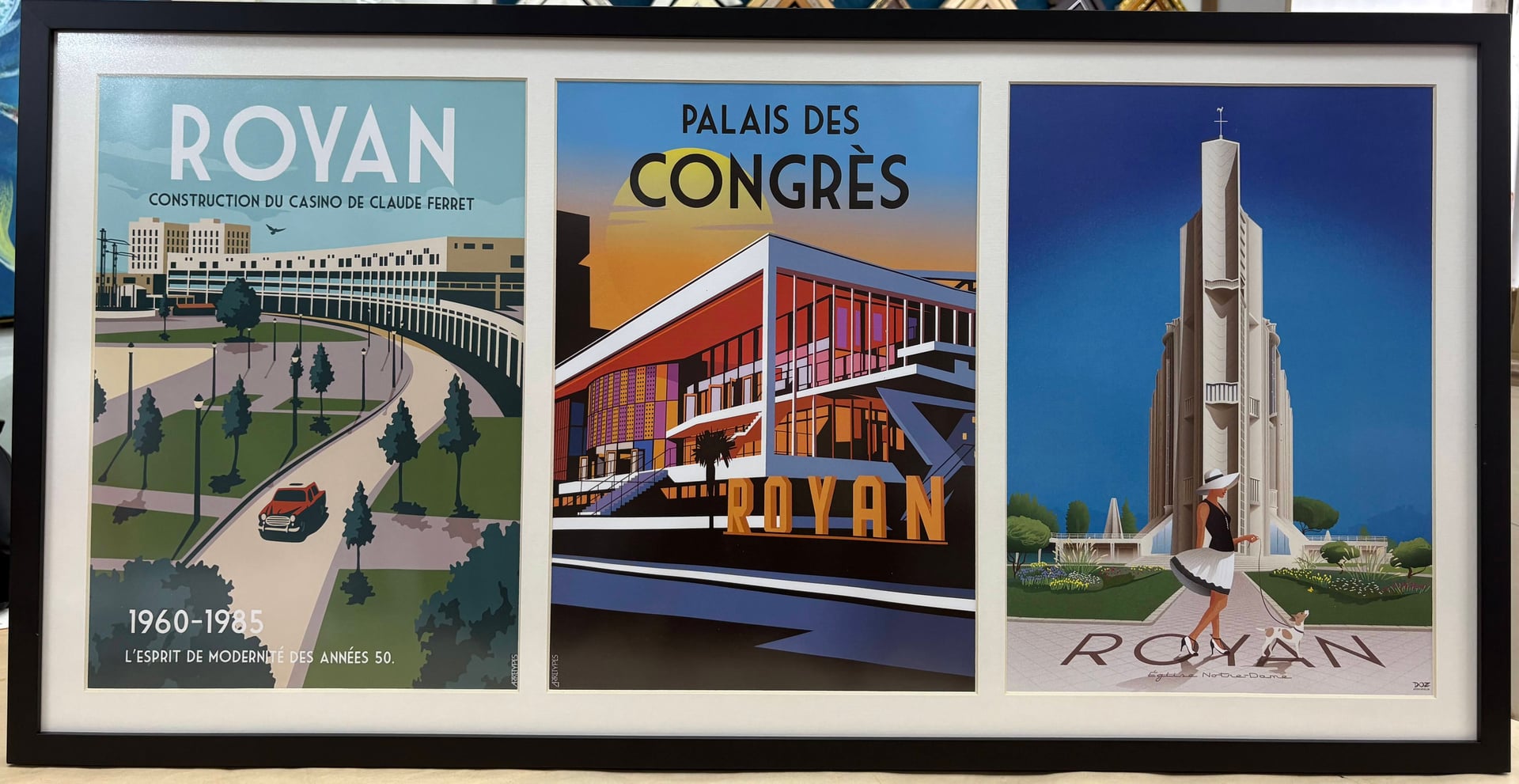 Professional framing for art prints and reproductions. Quality mat boards and frames enhance artwork presentation.