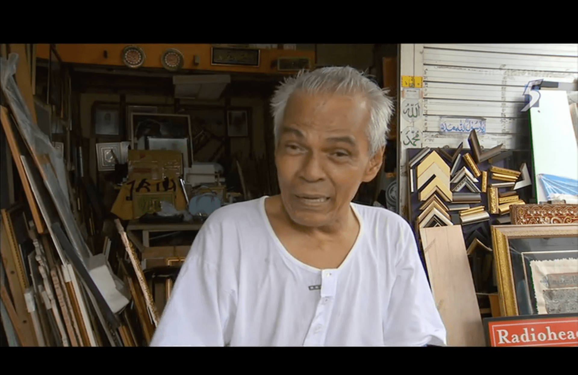 Screenshot from Channel NewsAsia interview with Sultan Maricar